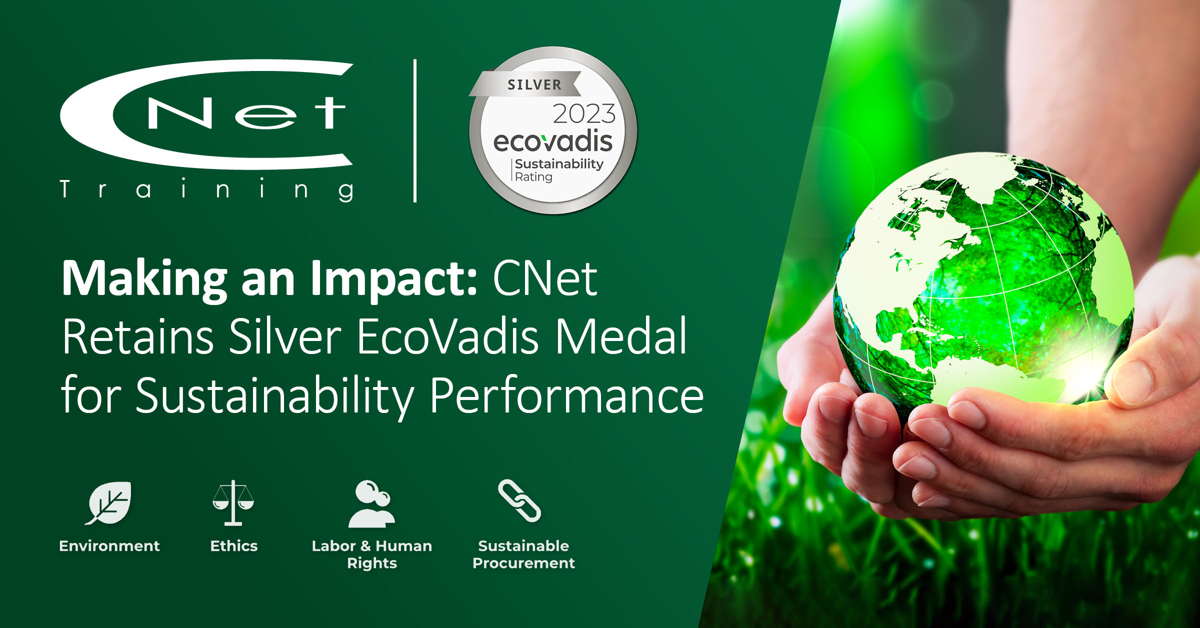 22.09.23 EcoVadis Silver certificate Social Post v1