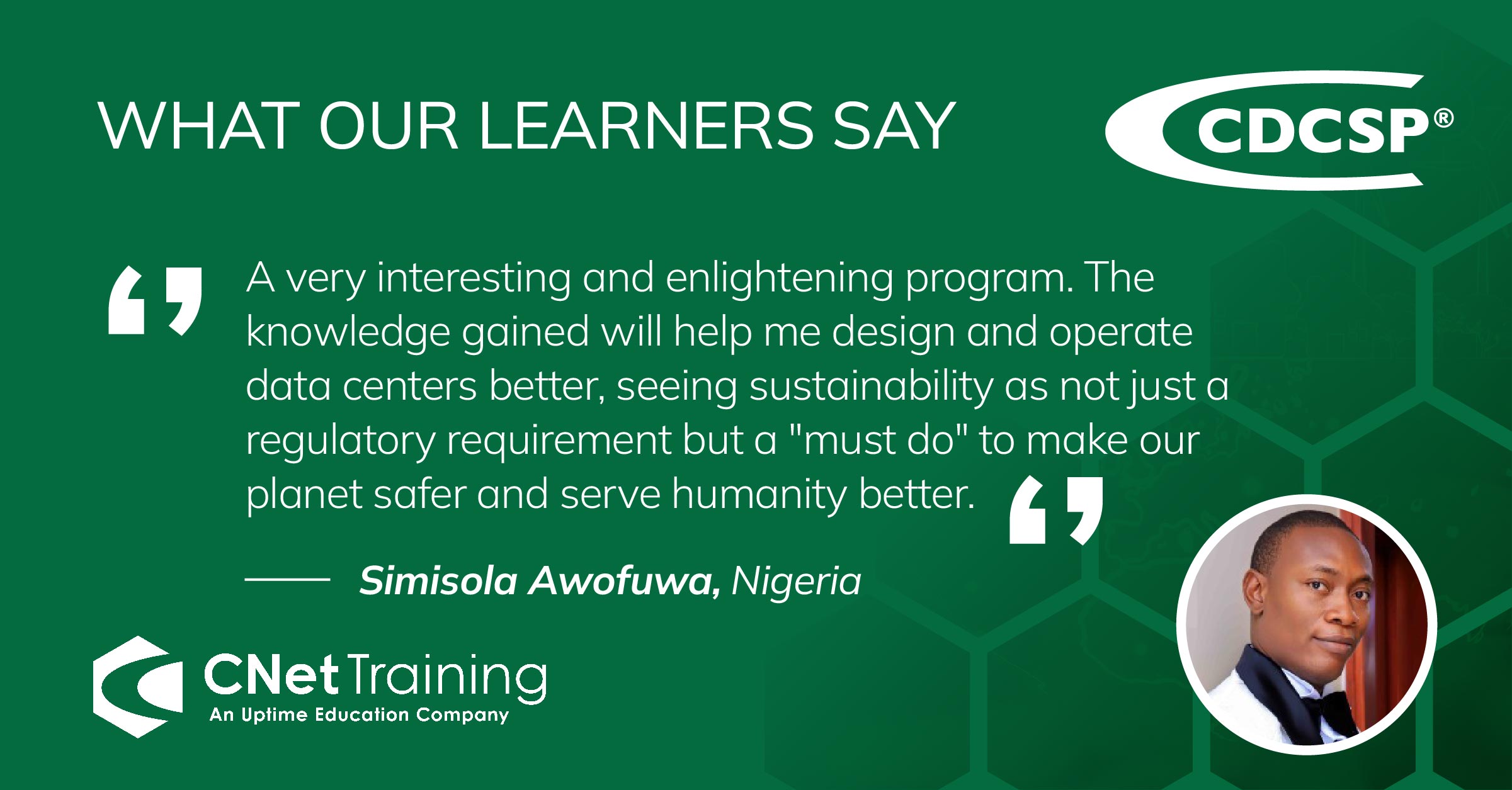 CDCSP Testimonial-Simisola Awofuwa